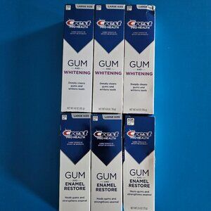 (6) NEW Crest Pro-Health Toothpaste – Gum & Whitening / Enamel Restore